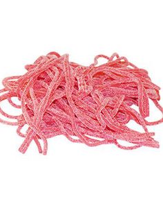 1 kg Sockrad Spagetti med Jordgubbssmak