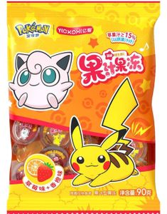 Pokemon Juice Jelly Strawberry And Orange - Gelegodteri 90 gram (Asia Import)