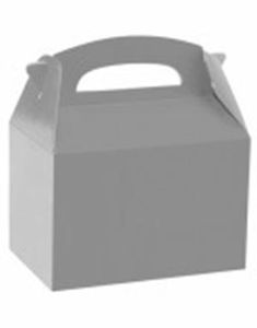 1 stk Party Ask 18x15x10 cm - Silverfärgad