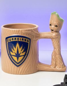 Lisensiert Guardians of the Galaxy Krus med Groot Håndtak 300 ml