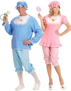 Pardräkt - Tvillingbabys