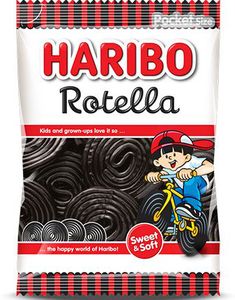 Haribo Rotella Lakritsrullar 80 gram