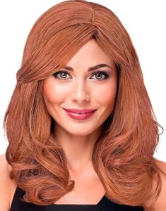 Bella Dream - Brun Skulderlang Parykk