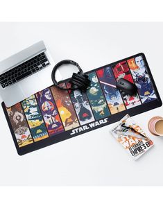 Stor licensierad Star Wars skrivbordsmatta/musmatta 30x80 cm