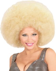 Överdimensionerad Blond Afroperuk