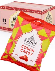 12 stk Cough Candy - Anis Sukkertøy - Bonds of London - Hel Eske 1,44 kg (UK)