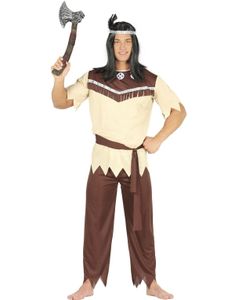 Tradisjonelt Indianer Herrekostyme