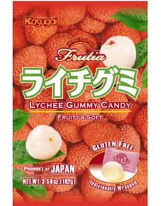  Lychee Gummy Candy - Gelegodteri 102 gram