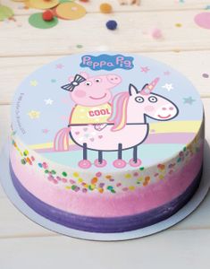Kakebilde med Peppa Pig Motiv