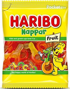 Haribo Fruktnappar - Vingummi 80 gram