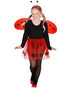 Nyckelpiga Kostymset till Barn 3 Delar