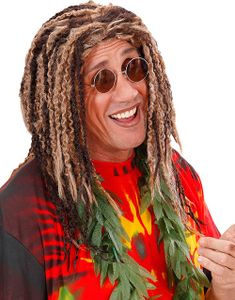 Rastafari Peruk i Ljus och Mörk Brun