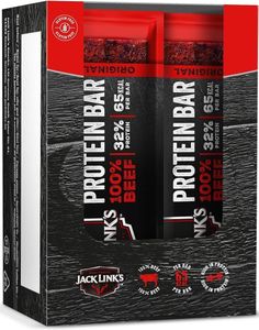 ÄT SNART PRODUKT - 14 st Jack Link's Meat Snacks Beef Jerky Bar Original - Hel Låda 315 gram (USA Import) (19.05.2025)