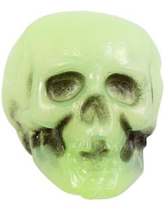 6 stk Hodeskaller 4x3,5 cm - Lyser i mørket!