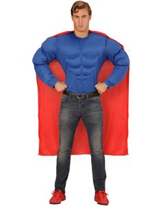 Muskulös Superhjältedräkt (Herr)