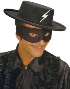 Zorro Inspirerad Hatt