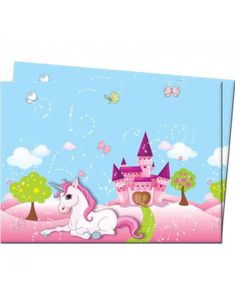 Plastduk 120x180 cm - Unicorn Castle