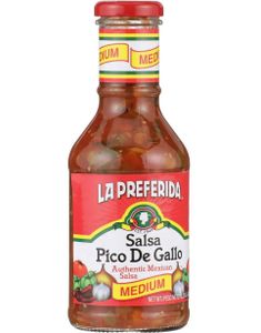 La Preferida Pico De Gallo Salsa Medium - Medium-Sterk Autentisk Meksikansk Salsa 435 g