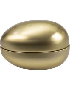 Guldfärgat Metall Påskägg - 15 cm