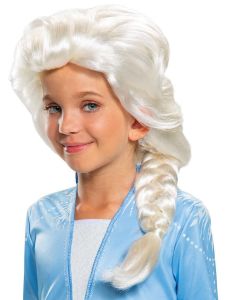 Lisensiert Disney Elsa Deluxe Parykk til Barn