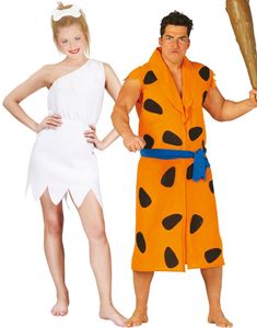 Parkostymer - Fred och Wilma Flintstones Inspirerade Kostymer