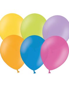 Ballonger i Blandade Färger 30 cm - 100 stk MEGAPACK