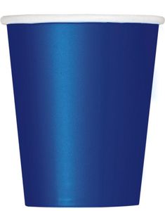 14 stk Marinblå Pappmuggar 270 ml