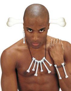 Ben genom huvudet - huvudbonad