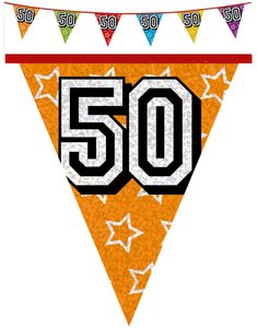 8 meter lång Holografisk Banderoll – 50