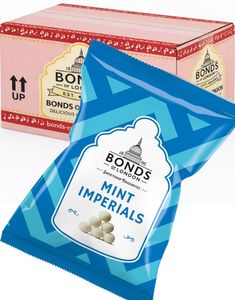 12 st Mint Imperials - Bonds of London - Hel Låda (UK)