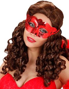 Metallisk Röd Ögonmask i Plast