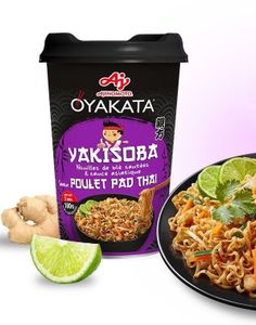 Aj Oyakata Pad Thai Chicken Flavour Noodle Cup 93 gram