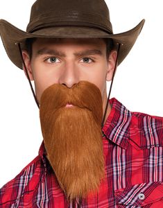 Brunt Cowboy Lösskägg