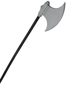 Grå och Svart Yxa i Plast 98 cm
