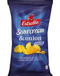 Estrella Sourcream & Onion Chips 175 gram