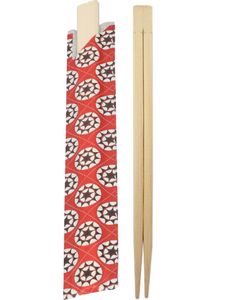 100 par Japanska Ätpinnar i Bambu 20 cm