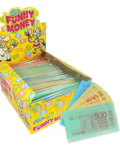 24 stk Spiselige Pengesedler fra Crazy Candy Factory - Hel Eske 336 gram