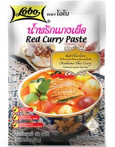 Red Curry Paste - Lobo 65 gram (Thailand)