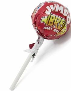 Zed Jumbo Sour Cherry - Jawbreaker Kjærlighet på Pinne