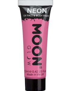 Rosa Pastell Neon UV/Blacklight Ansikts- och Kroppsfärg 12 ml