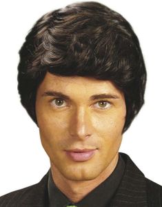 Daimian Wig - Svart Peruk