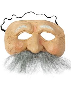 Gammel Mann Øyemaske med Løsbart