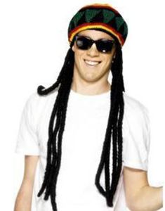 Rasta Man Peruk m/Mössa