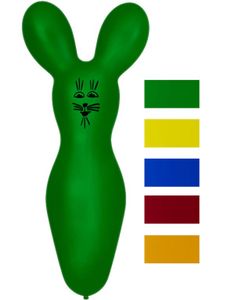 5 stk Musformade Ballonger i Flera Färger