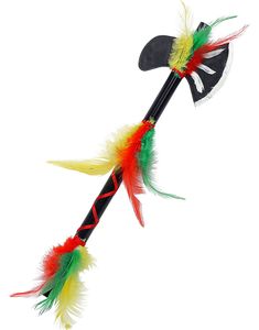 Indian Yxa med Fjädrar 38 cm