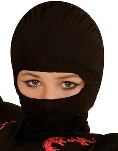 Svart Ninjamask till Barn