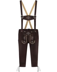 Skinnimitert Brun Lederhosen Oktoberfest