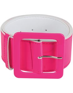 Rosa Lackimiterat Bälte 115 cm