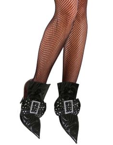 Häxa skoöverdrag - Svart