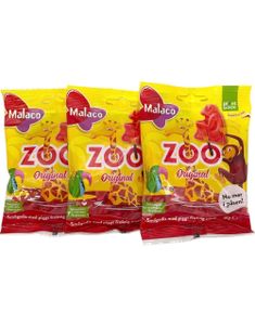28 St Påsar Med Malaco Zoo Original - Hela Lådan 2,26 Kg